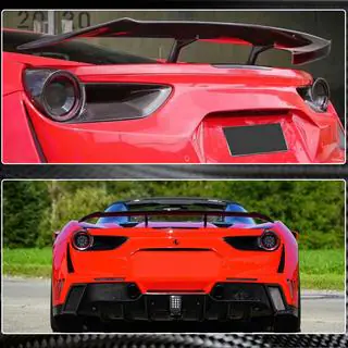 Takavalojen peitepaneelit (2015-2017, hiilikuitu) Ferrari 488 GTB 2015–2019 kuva 3