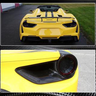 Takavalojen peitepaneelit (2015-2017, hiilikuitu) Ferrari 488 GTB 2015–2019 kuva 4