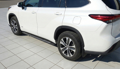 Toyota Highlander 2019– OEM-sivuportaat (2024+, 2 kpl, alumiini) kuva 1