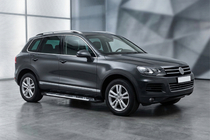 Volkswagen Touareg 2010–2018 Sunrise sivuaskelmat (2 kpl, alumiini) kuva 1