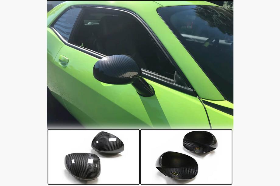 Dodge Challenger 2008–2023 Peilinkuoret (hiilikuitu) Image