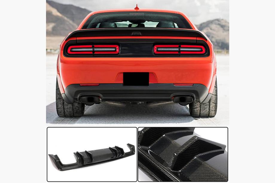 Dodge Challenger 2008–2023 Takapuskurin diffuusori (2015-2023, hiilikuitu) Image