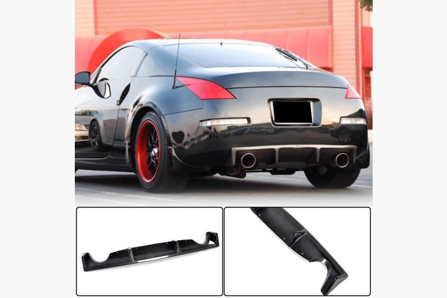 Nissan 350Z 2002–2009 Takapuskurin diffuusori (2003-2009, hiilikuitu) Kuva 1