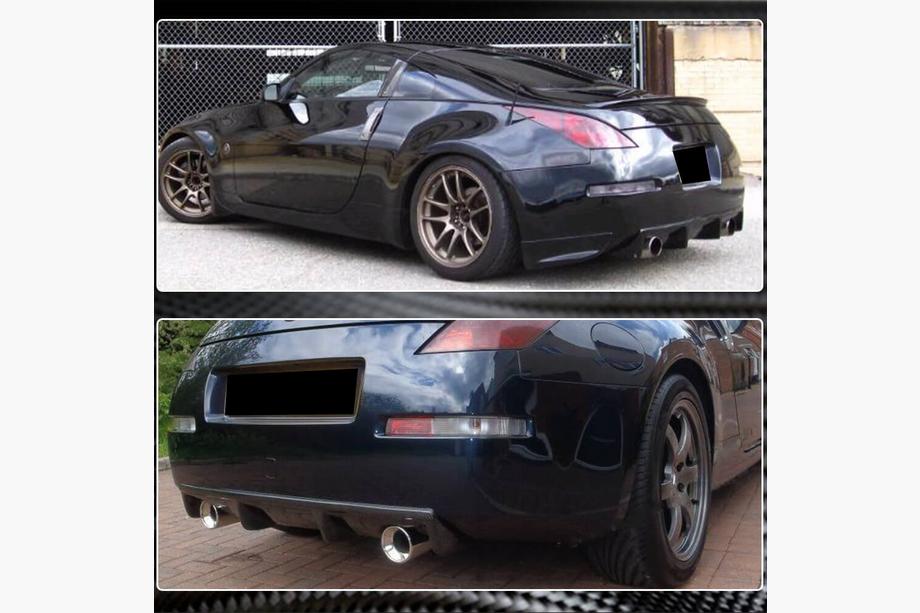 Nissan 350Z 2002–2009 Takapuskurin diffuusori (2003-2009, hiilikuitu) Kuva 5