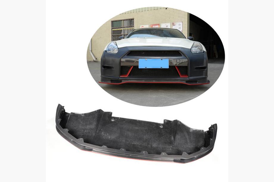 Nissan GT-R 2008–2025 Etupuskurin lipa Lip (2009-2015, Hiilikuitu) Image
