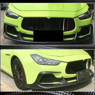 Etupuskurin lippoileri Lip V1 (Base/S/S Q4 2013-2017, hiilikuitu) Maserati Ghibli 2013–2023 kuva 4