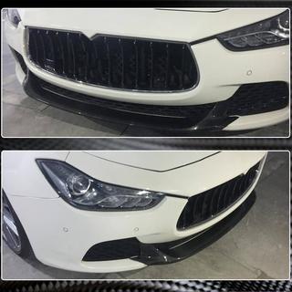 Etupuskurin lippa Lip V2 (Base/S/S Q4 2013-2017, hiilikuitu) Maserati Ghibli 2013–2023 kuva 3