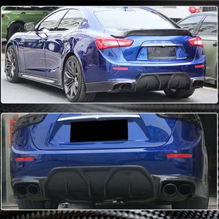 Takapuskurin diffuusori (Base/S/S Q4 2014-2017, hiilikuitu) Maserati Ghibli 2013–2023 kuva 4