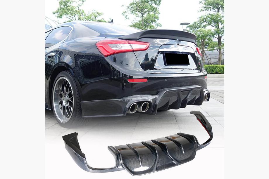 Maserati Ghibli 2013–2023 Takapuskurin diffuusori (Base/S/S Q4 2014-2017, hiilikuitu) Image