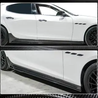 V3 sivuhelmat (Base/S/S Q4/Diesel/250 Diesel, hiilikuitu) Maserati Ghibli 2013–2023 kuva 3