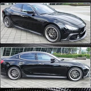 V3 sivuhelmat (Base/S/S Q4/Diesel/250 Diesel, hiilikuitu) Maserati Ghibli 2013–2023 kuva 4