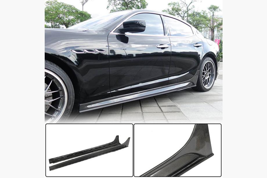 Maserati Ghibli 2013–2023 V3 sivuhelmat (Base/S/S Q4/Diesel/250 Diesel, hiilikuitu) Image