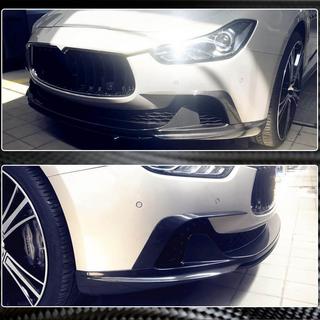 Etupuskurin lip spoileri Lip V3 (Base/S/S Q4 2013-2017, hiilikuitu) Maserati Ghibli 2013–2023 kuva 3