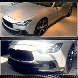 Etupuskurin lisäosat (Base/S/S Q4 2013-2017, hiilikuitu) Maserati Ghibli 2013–2023 kuva 3