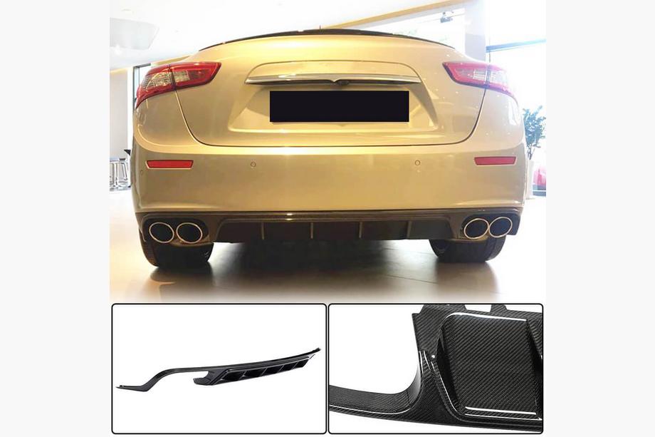 Maserati Ghibli 2013–2023 Takapuskurin diffuusori (Base/S/S Q4 2013-2017, hiilikuitu) Image