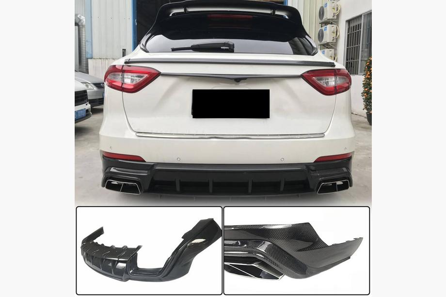 Maserati Levante 2016– Takapuskurin diffuusori V1 (Base/S-malleihin, hiilikuitu) Image
