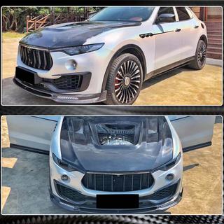 Etupuskurin lippa Lip V2 (Base/S, hiilikuitu) Maserati Levante 2016– kuva 3