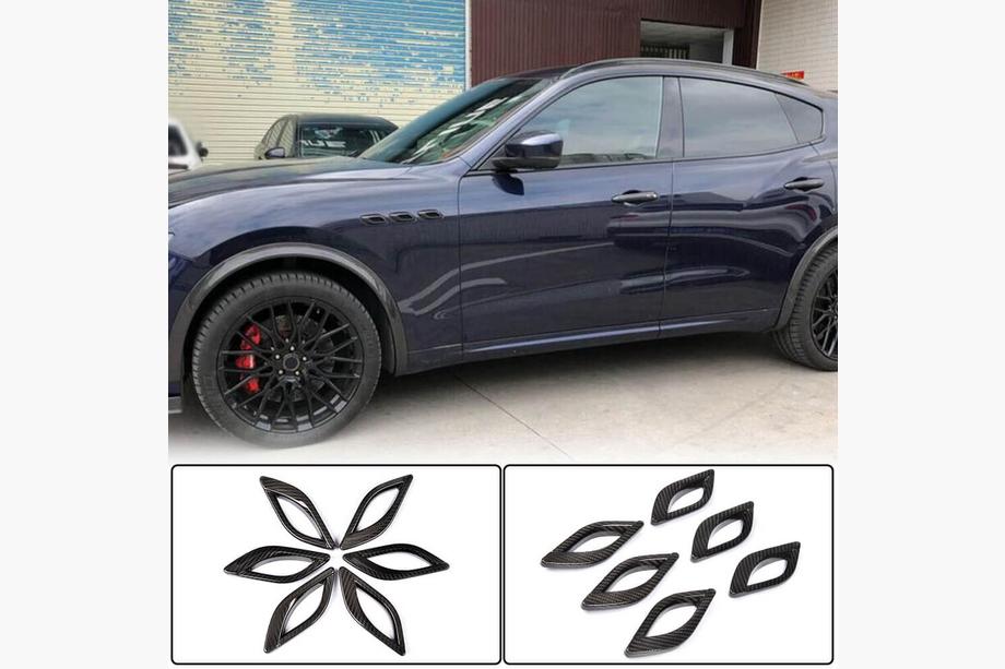 Maserati Quattroporte 2013–2023 Hiilikuituiset etulokasuojan suojat (2013-2017) Image