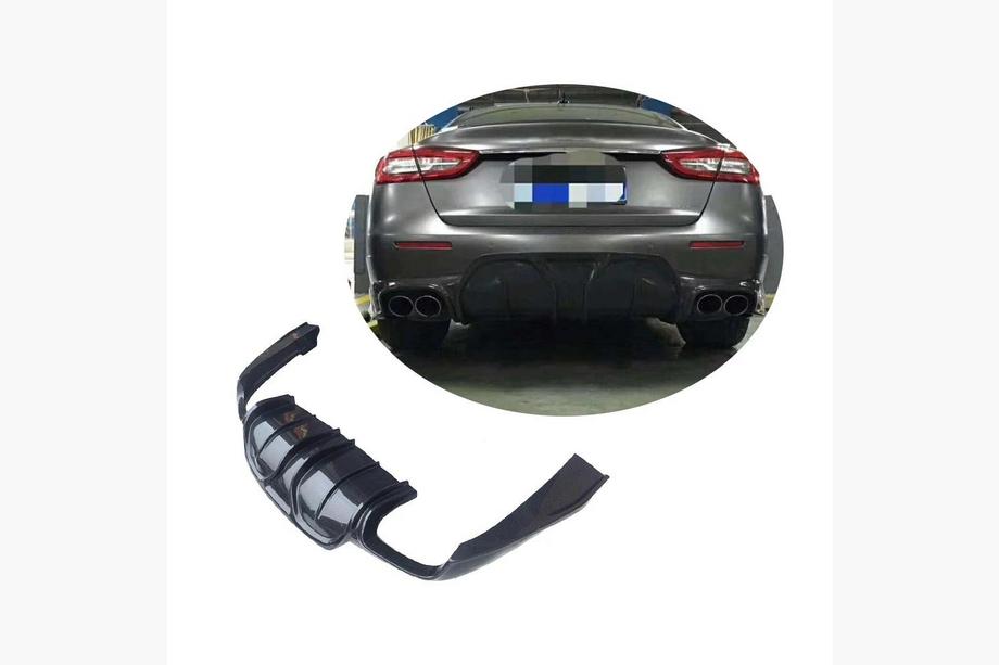 Maserati Quattroporte 2013–2023 Takapuskurin diffuusori V2 (S/S Q4 2017-2020, hiilikuitu) Image