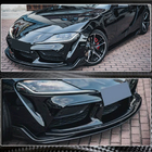 Toyota Supra 2019– Etupuskurin lip spoileri Lip V2 (hiilikuitu) kuva 9