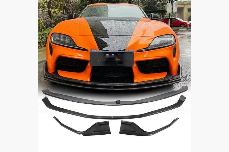 Toyota Supra 2019– Etupuskurin lip spoileri Lip V2 (hiilikuitu) Image