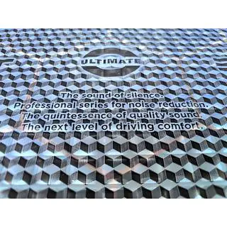 Tärinänvaimennuslevy ULTIMATE EXPERT BLUE SILVER 3 mm (50x35 cm) kuva 3