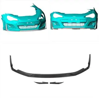 Etupuskurin lipa Lip V2 (2017-2021, hiilikuitu) Subaru BRZ 2012–2021 kuva 2