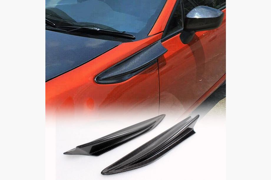 Subaru BRZ 2012–2021 Hiilikuituiset suojalistat etulokasuojiin Image