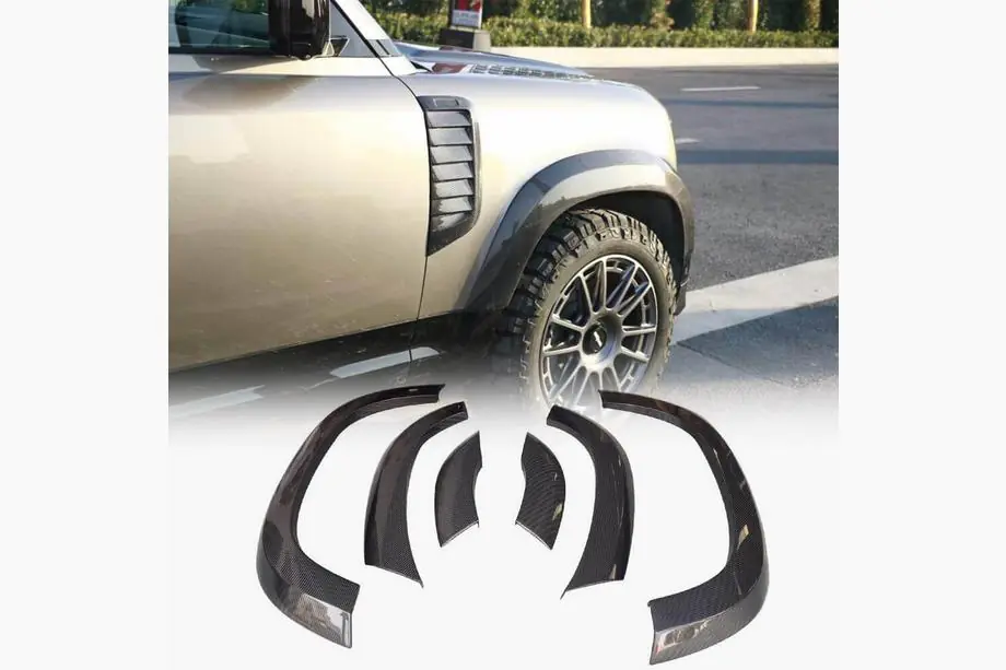 Land Rover Defender 2019– Lokasuojan levikkeet (Bushwacker, 6 kpl, hiilikuitu) Image