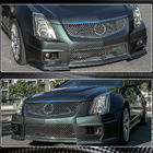 Cadillac CTS 2007–2014 Etupuskurin Flap-lipat (CTS V Coupe, hiilikuitu) kuva 3