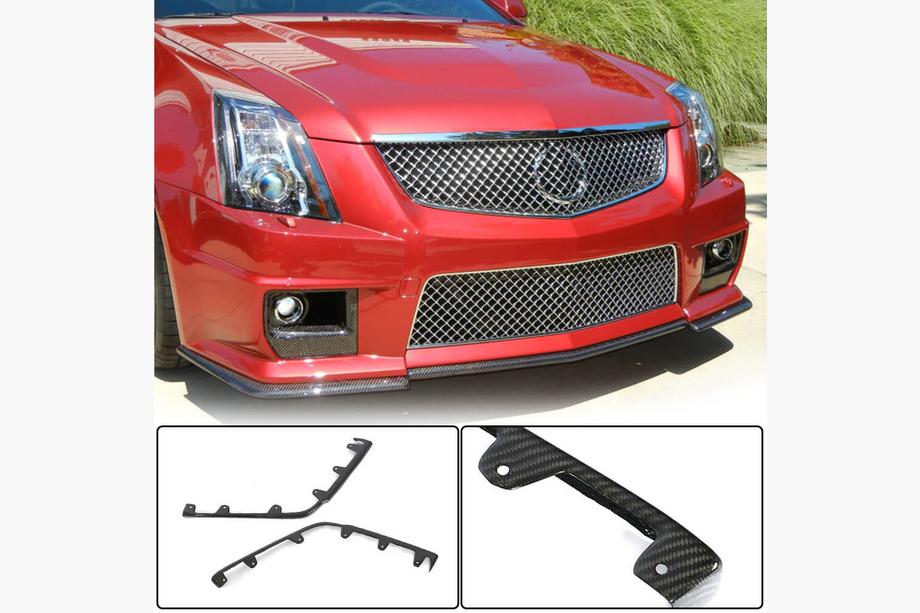 Cadillac CTS 2007–2014 Etupuskurin Flap-lipat (CTS V Coupe, hiilikuitu) Image