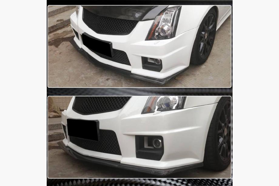 Cadillac CTS 2007–2014 Etupuskurin lipa Lip V1 (CTS V Coupe, hiilikuitu) Kuva 3
