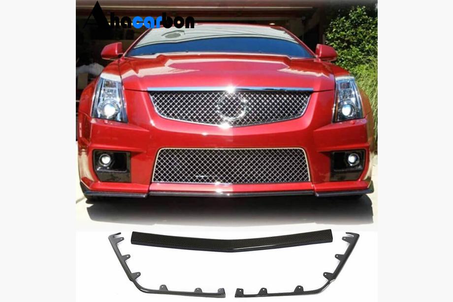 Cadillac CTS 2007–2014 Etupuskurin suojalistat (CTS V Coupe, hiilikuitu) Image