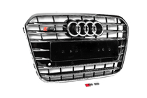 Audi A6 C7 2011–2017 Musta etusäleikkö kromikehyksellä S-style (2011-2014) kuva 3