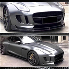Jaguar F-Type 2013–2024 Etupuskurin lipa Lip (2013-2016, hiilikuitu) kuva 4