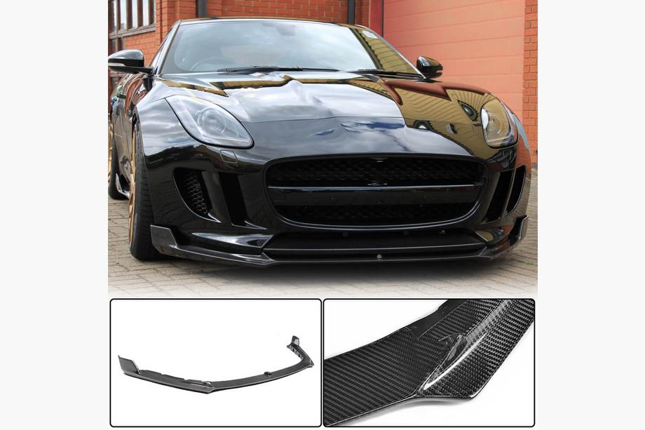 Jaguar F-Type 2013–2024 Etupuskurin lipa Lip (2013-2016, hiilikuitu) Image