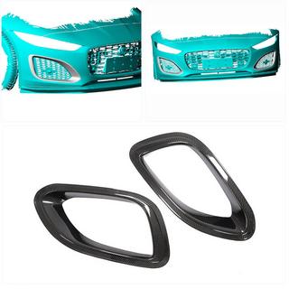Etupuskurin hiilikuitusuojat (Base 2021+, carbon) Jaguar F-Type 2013–2024 kuva 2