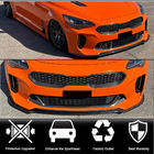 Kia Stinger 2017–2023 Etupuskurin lippo (Hiilikuitu) kuva 2