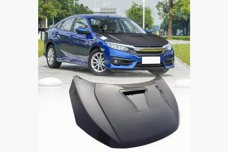 Honda Civic Sedan X 2016–2021 Konepelti (hiilikuitu) Image