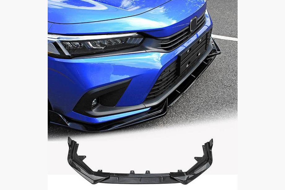 Honda Civic Sedan 2021– Etupuskurin lippoileri Lip V1 (muovi) Image