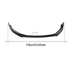 Mazda 3 2013–2019 Etupuskurin lip-spoileri, hiilikuitu Lip (2014-2016, Carbon) kuva 6
