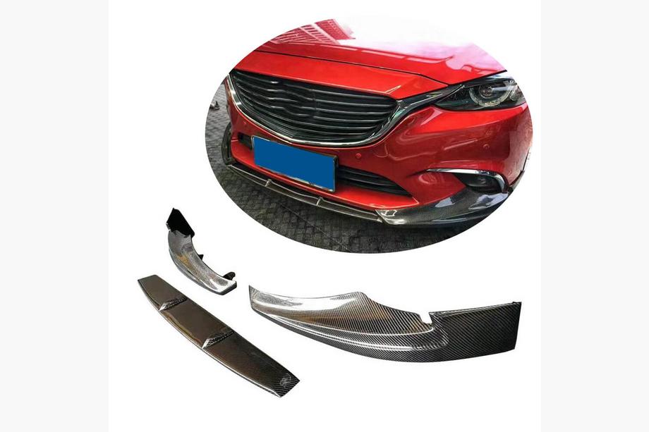 Mazda 6 2012–2024 Etupuskurin lippoileri Lip V1 (2017-2019, Hiilikuitu) Image