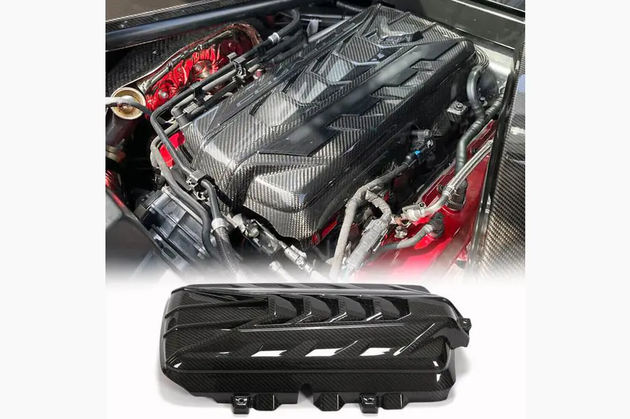 Chevrolet Corvette C8 2019– Moottorin kansi (2019-2022, Hiilikuitu) Image