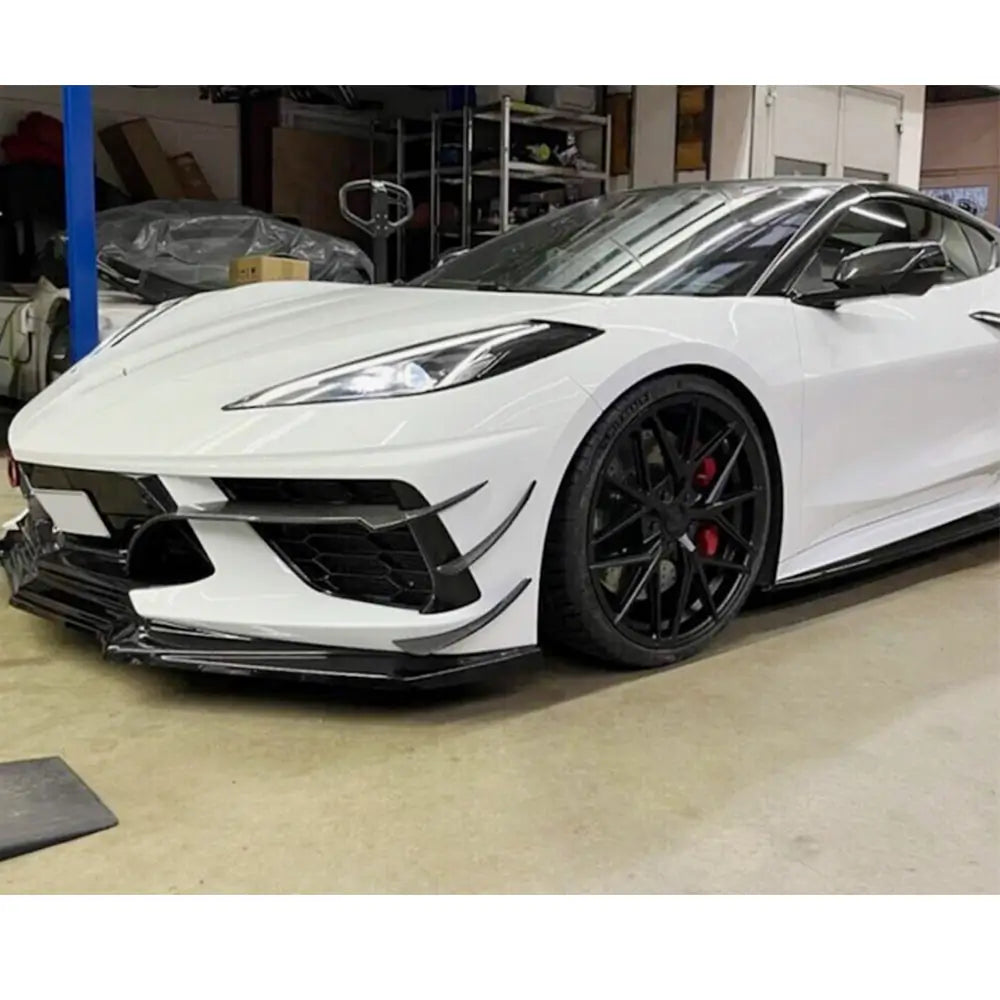 Etuhelmanpuskurin hiilikuitulistat (2019-2022, Carbon) Chevrolet Corvette C8 2019– kuva 2