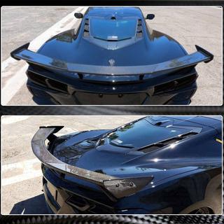 Spoileri V1 (hiilikuitu) Chevrolet Corvette C8 2019– kuva 3