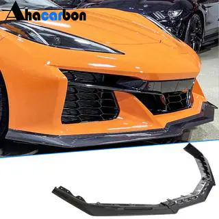 Etupuskurin lip-splitteri (Z06, 2020-2024, hiilikuitu) Chevrolet Corvette C8 2019– kuva 1