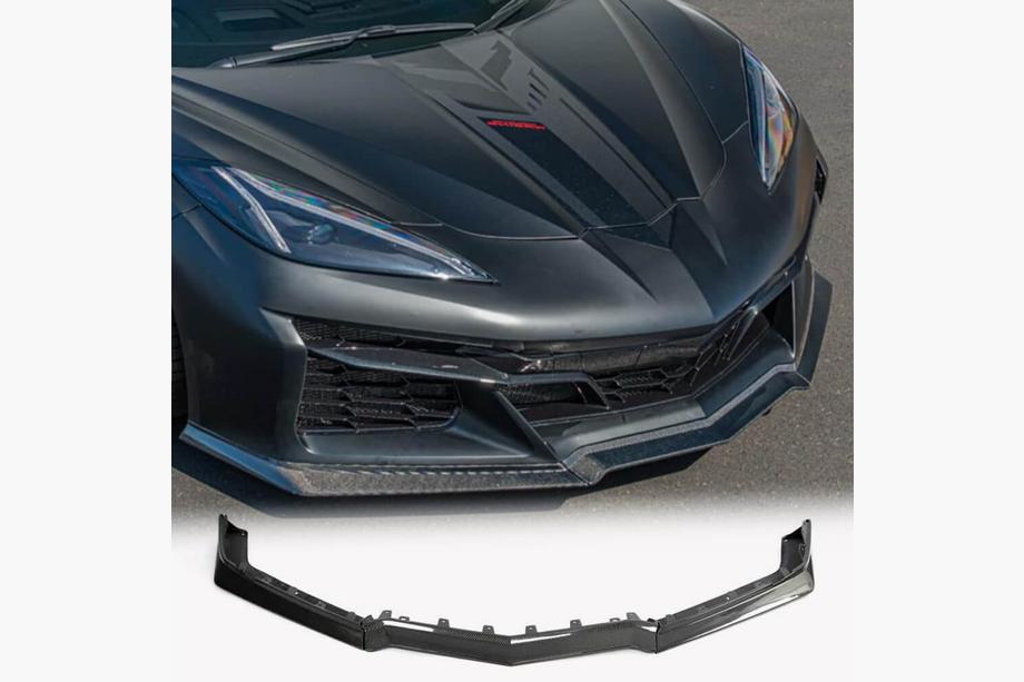 Chevrolet Corvette C8 2019– Hiilikuituinen etupuskurin lipa (Z06, 2022-2024, carbon) Image