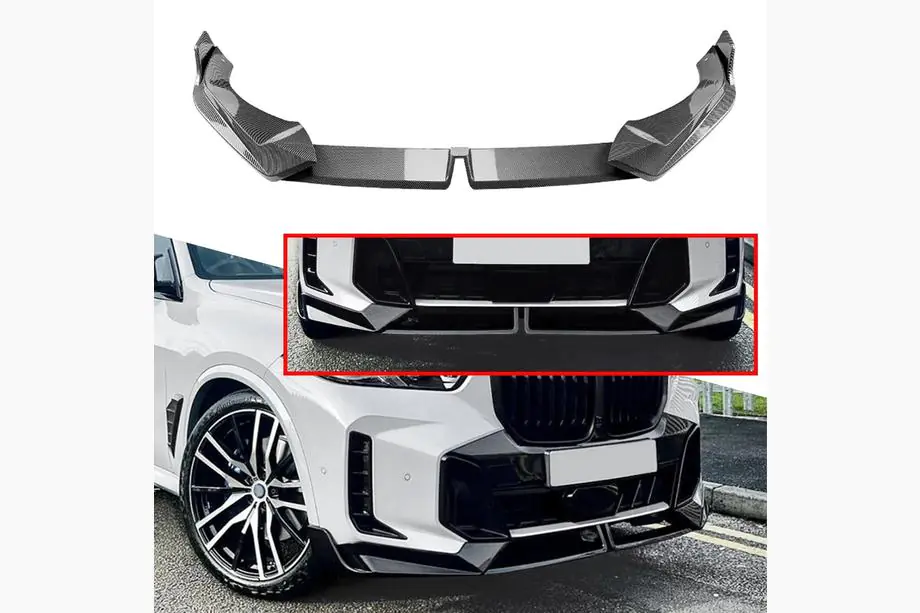 BMW X5 G05 2019–2026 Etupuskurin lip-splitteri Paradigm V-1 (2023+, aito hiilikuitu) Image
