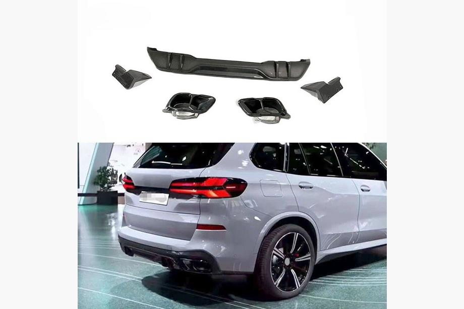 BMW X5 G05 2019–2026 Paradigma takapuskurin diffuusori (M-Sport, 2023+, aitoa hiilikuitua) Image