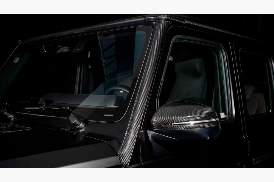 Mercedes G class W465 2025– A-pilarien ja katon peitelistat (hiilikuitu) Kuva 1